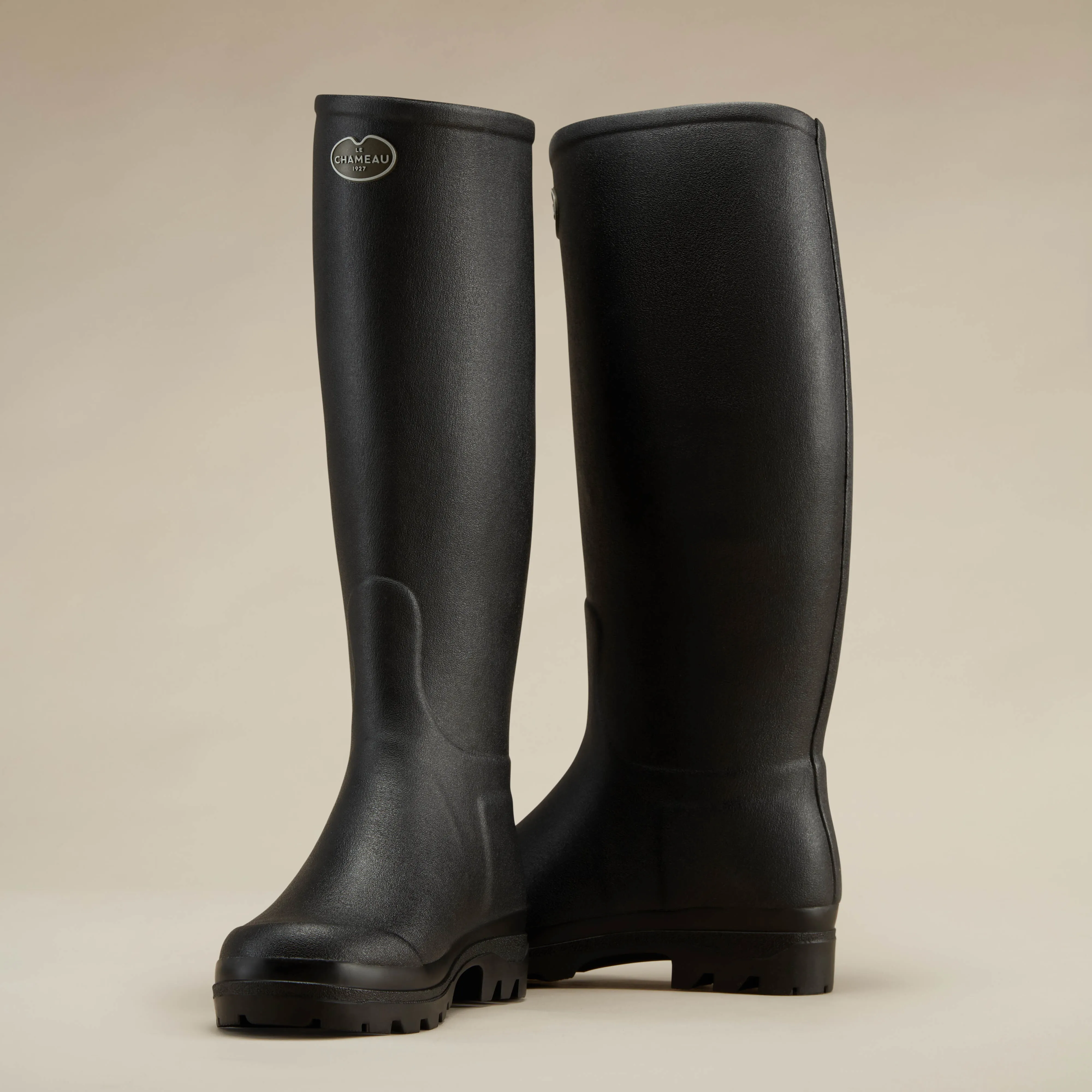 Women's Saint Hubert Leather Lined Wellington Boot - Black sold by Le Chameau product image thumbnail 5