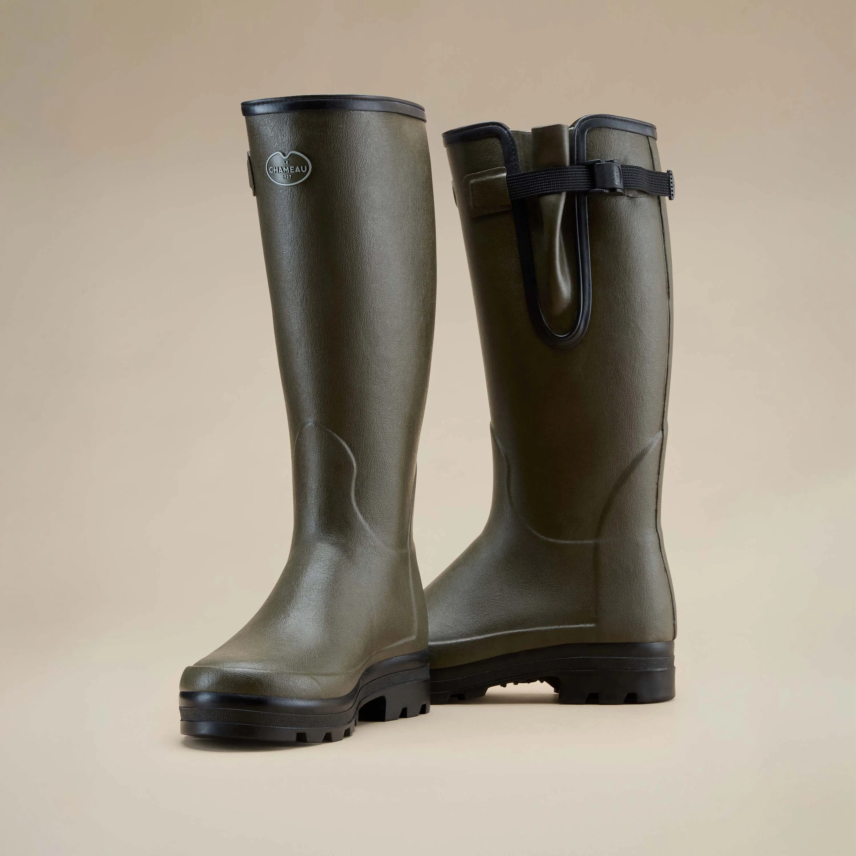 Men's Vierzonord Neoprene Lined Wellington Boot - Chameau Green sold by Le Chameau product image thumbnail 5