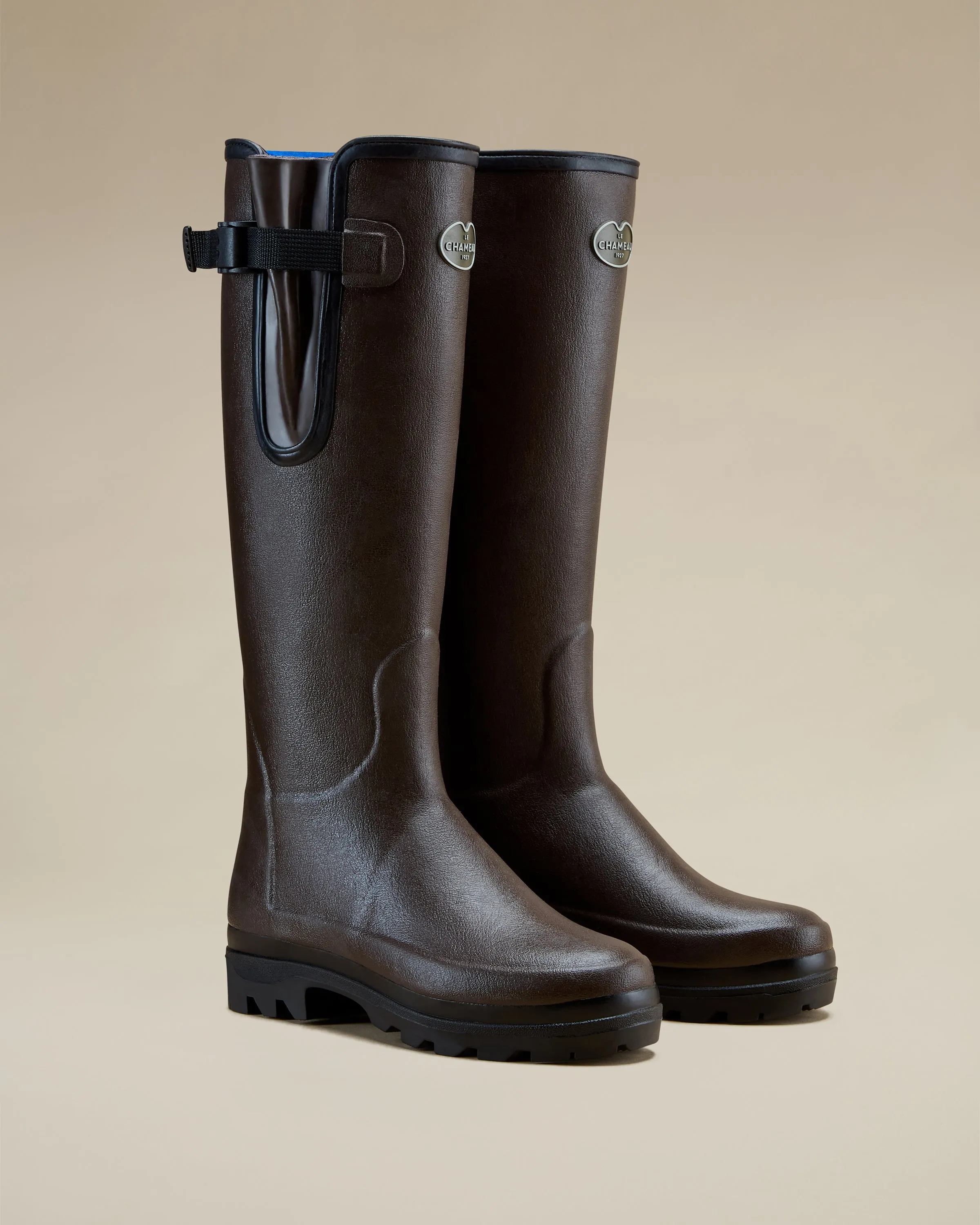 Women's Vierzonord Neoprene Lined Wellington Boot - Brown sold by Le Chameau product image thumbnail 2
