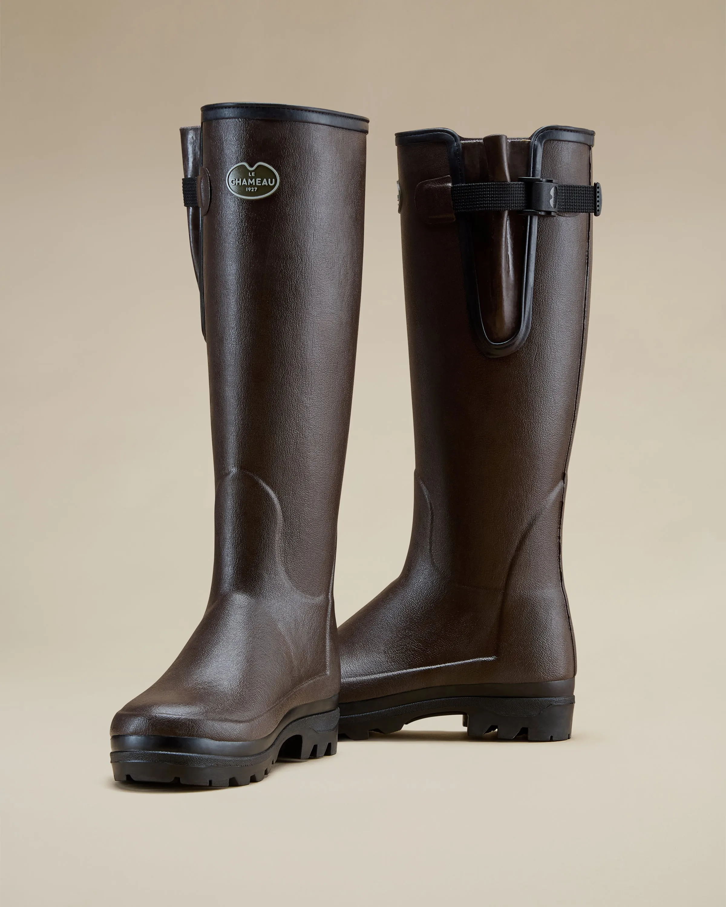 Women's Vierzonord Neoprene Lined Wellington Boot - Brown sold by Le Chameau product image thumbnail 5