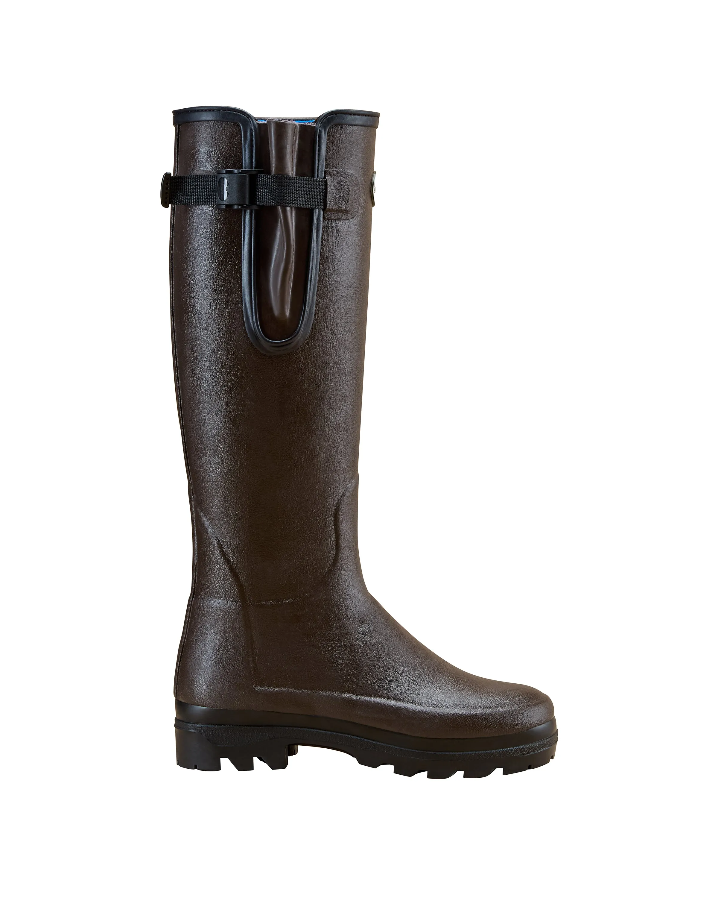 Women's Vierzonord Neoprene Lined Wellington Boot - Brown sold by Le Chameau