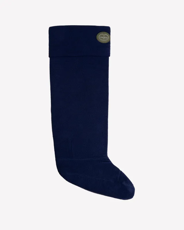 Fleece Boot Liners - Marine Blue made by Le Chameau