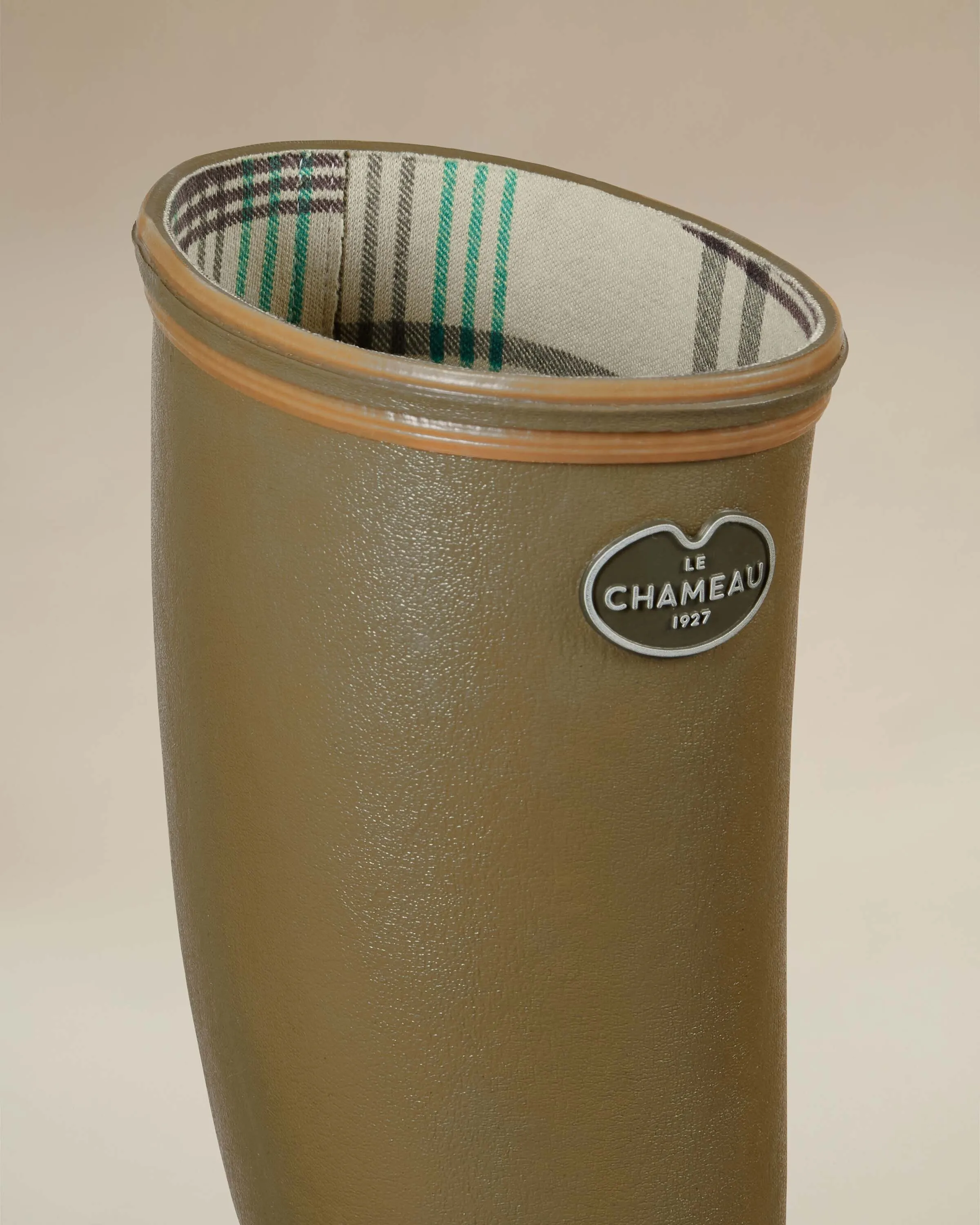 Women's Giverny Jersey Lined Wellington Boot - Iconic Green sold by Le Chameau product image thumbnail 4