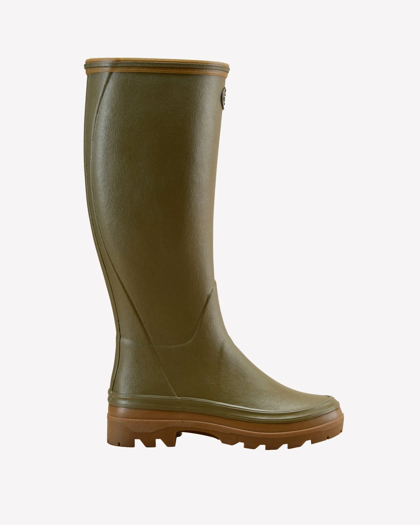 Women's Giverny Jersey Lined Wellington Boot - Iconic Green sold by Le Chameau