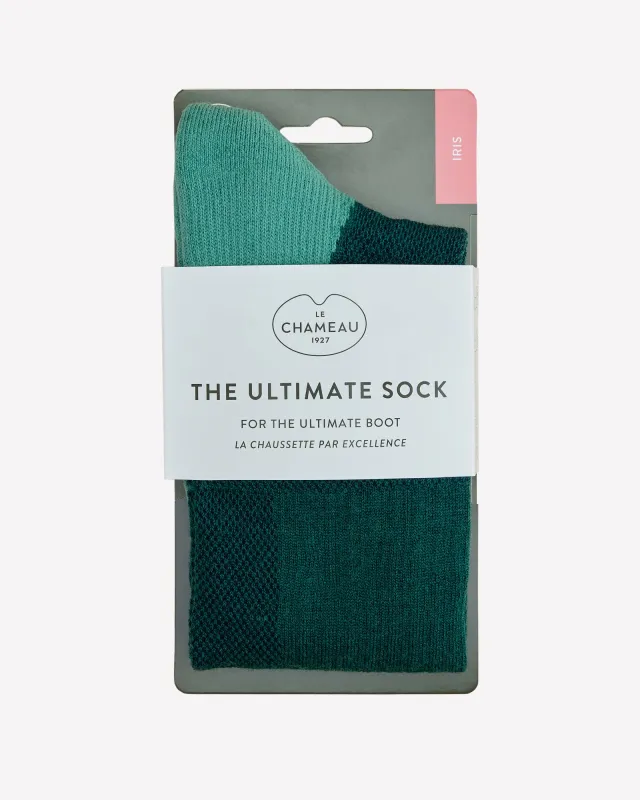 The Ultimate Socks Mid - Vert Foncé sold by Le Chameau