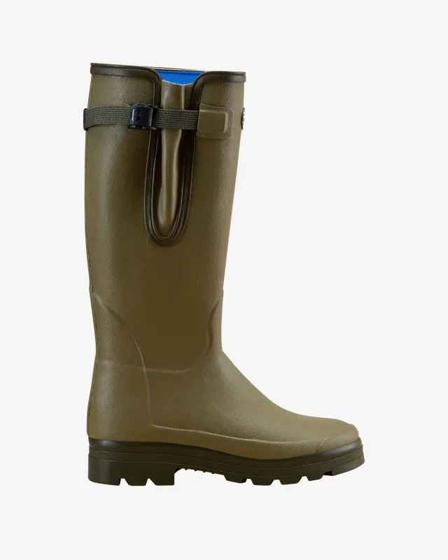 The Imperfect Men's Vierzonord Neoprene Lined Wellington Boot - Iconic Green made by Le Chameau
