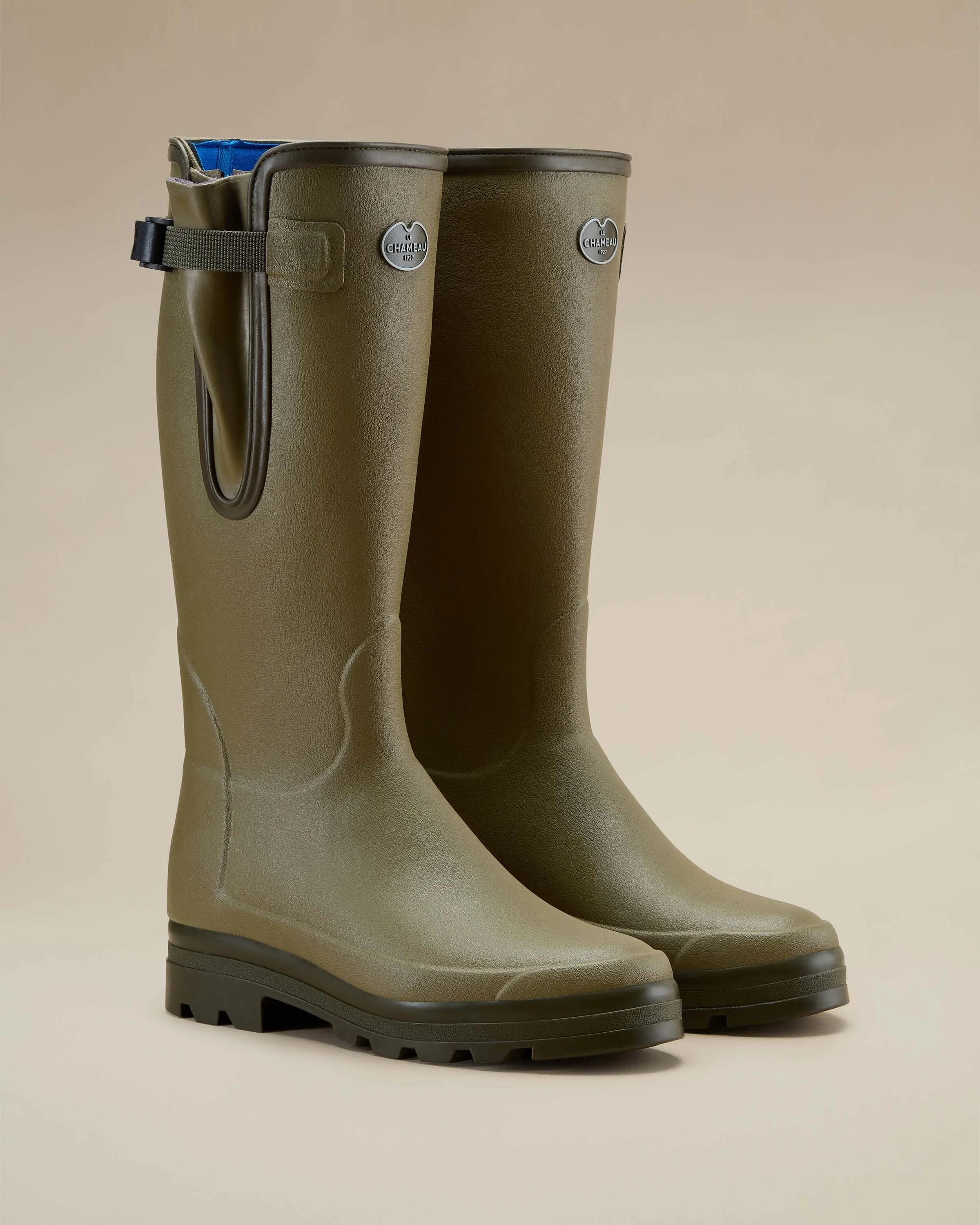 The Imperfect Men's Vierzonord Neoprene Lined Wellington Boot - Iconic Green sold by Le Chameau product image thumbnail 2