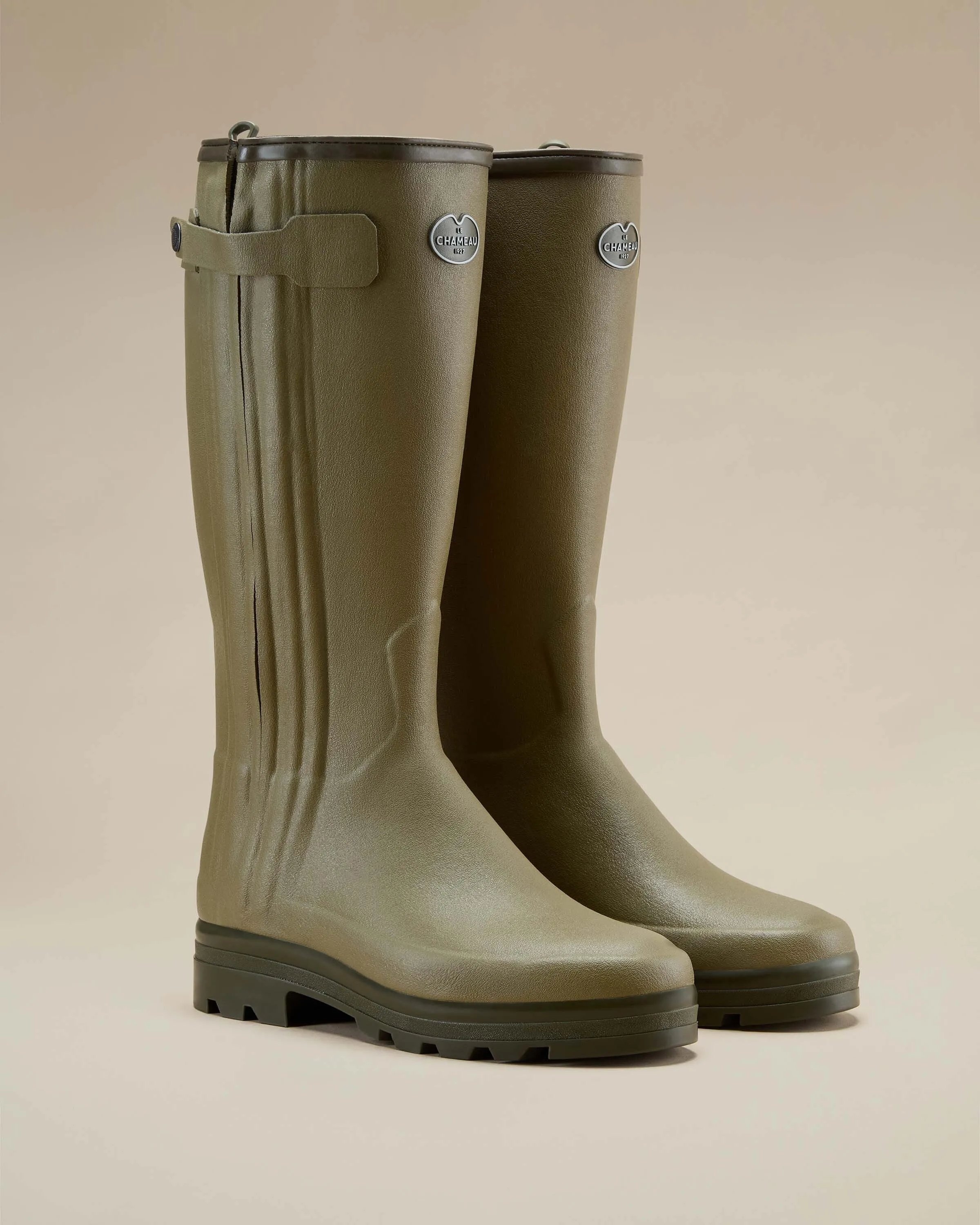 The Imperfect Men's Chasseur Neoprene Lined Wellington Boot - Iconic Green sold by Le Chameau product image thumbnail 2