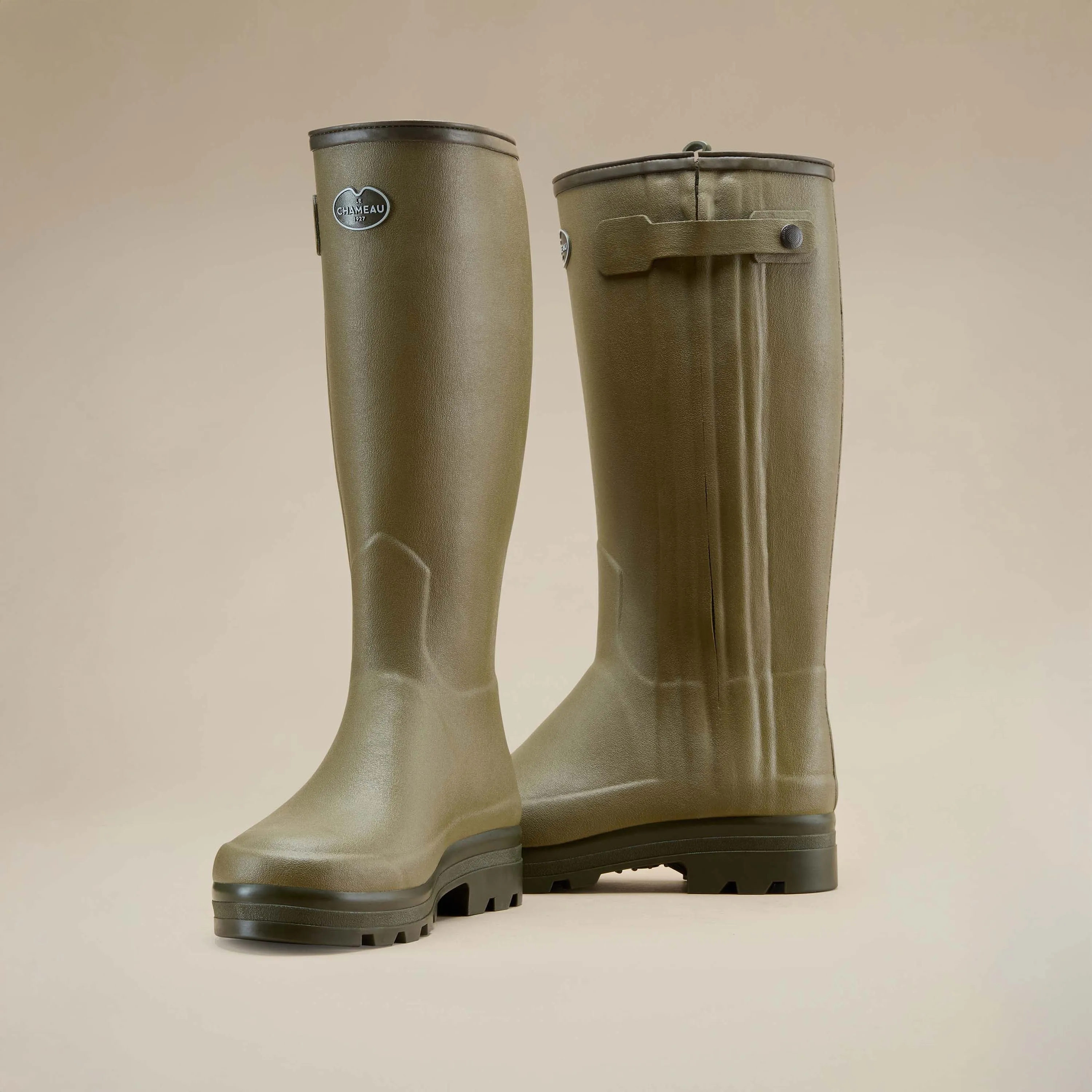 The Imperfect Men's Chasseur Neoprene Lined Wellington Boot - Iconic Green sold by Le Chameau product image thumbnail 5