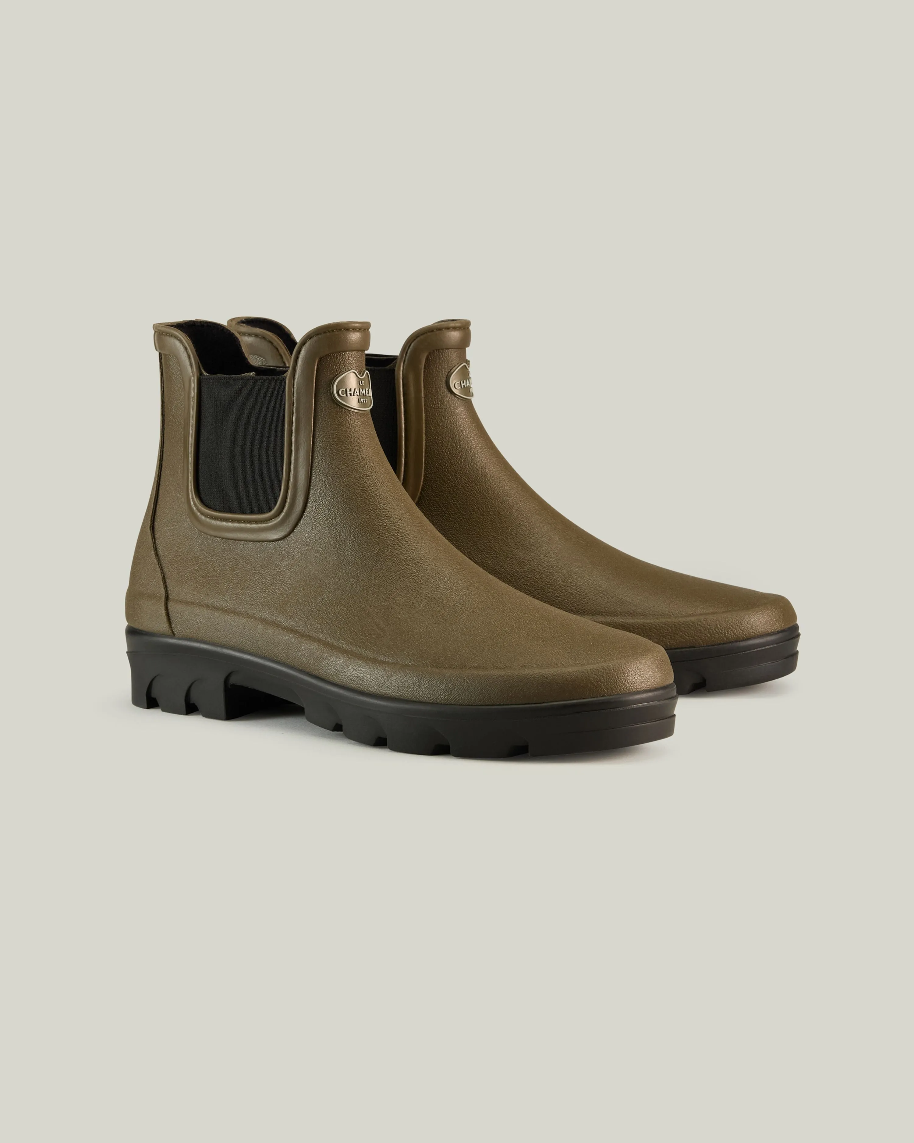 Women's Nomade Jersey Lined Chelsea Boot - Forest Green sold by Le Chameau product image thumbnail 3