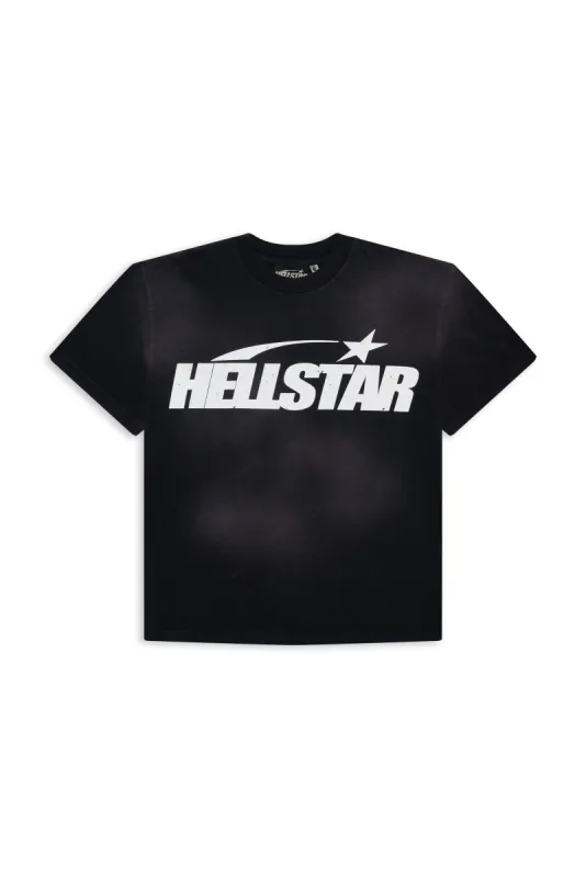 Hellstar Studios Biker Tour Tee Washed Black | Parallel
