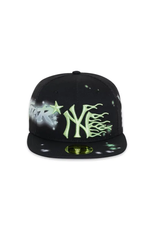 NY Fitted Hat (Graffiti) sold by Hellstar