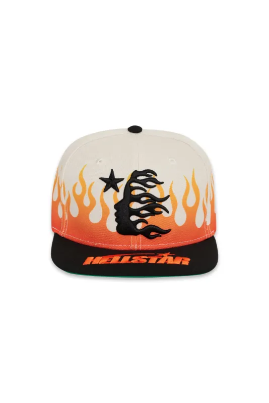 Flame Vintage Snapback Hat sold by Hellstar