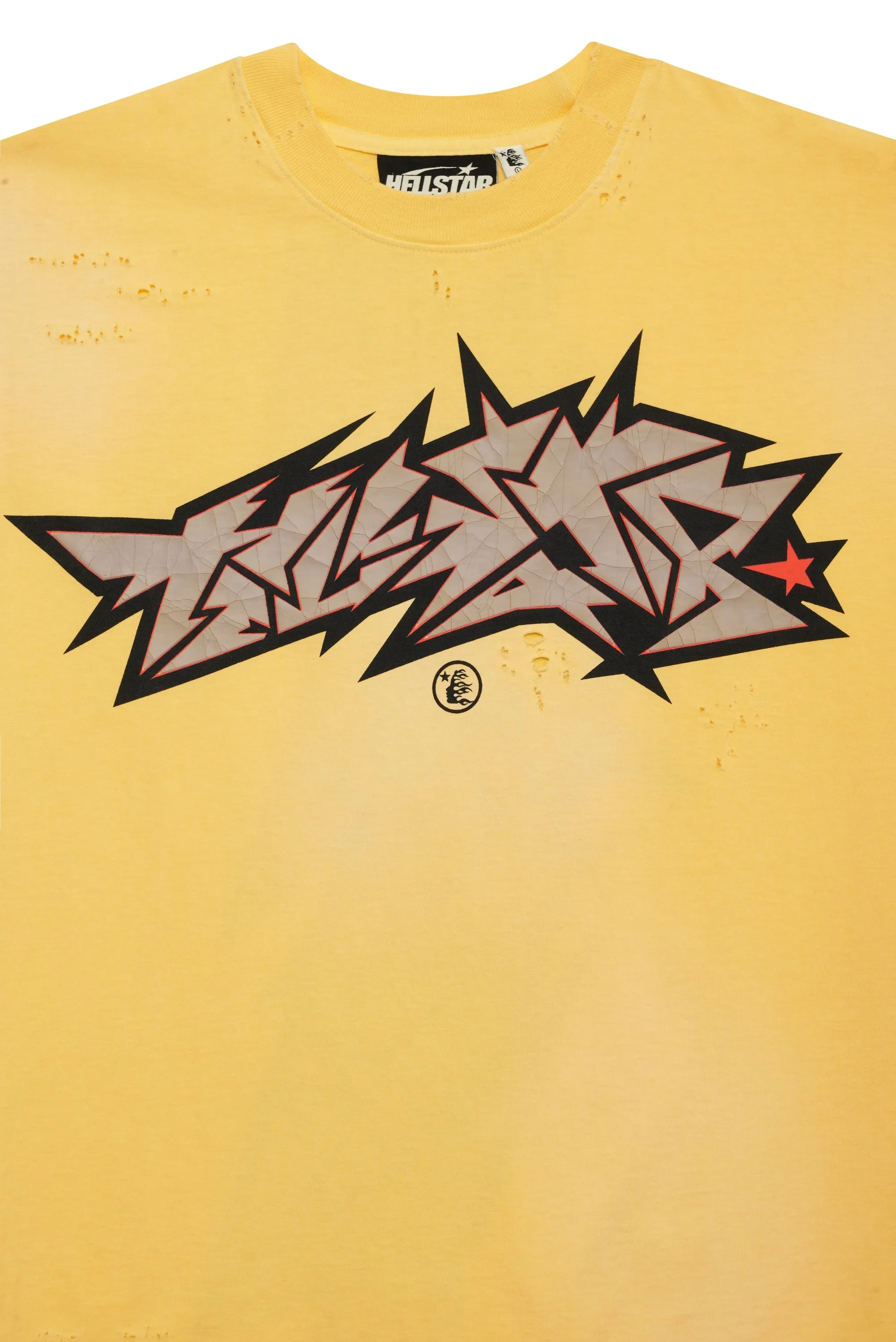 Crack Print T-Shirt sold by Hellstar product image thumbnail 3