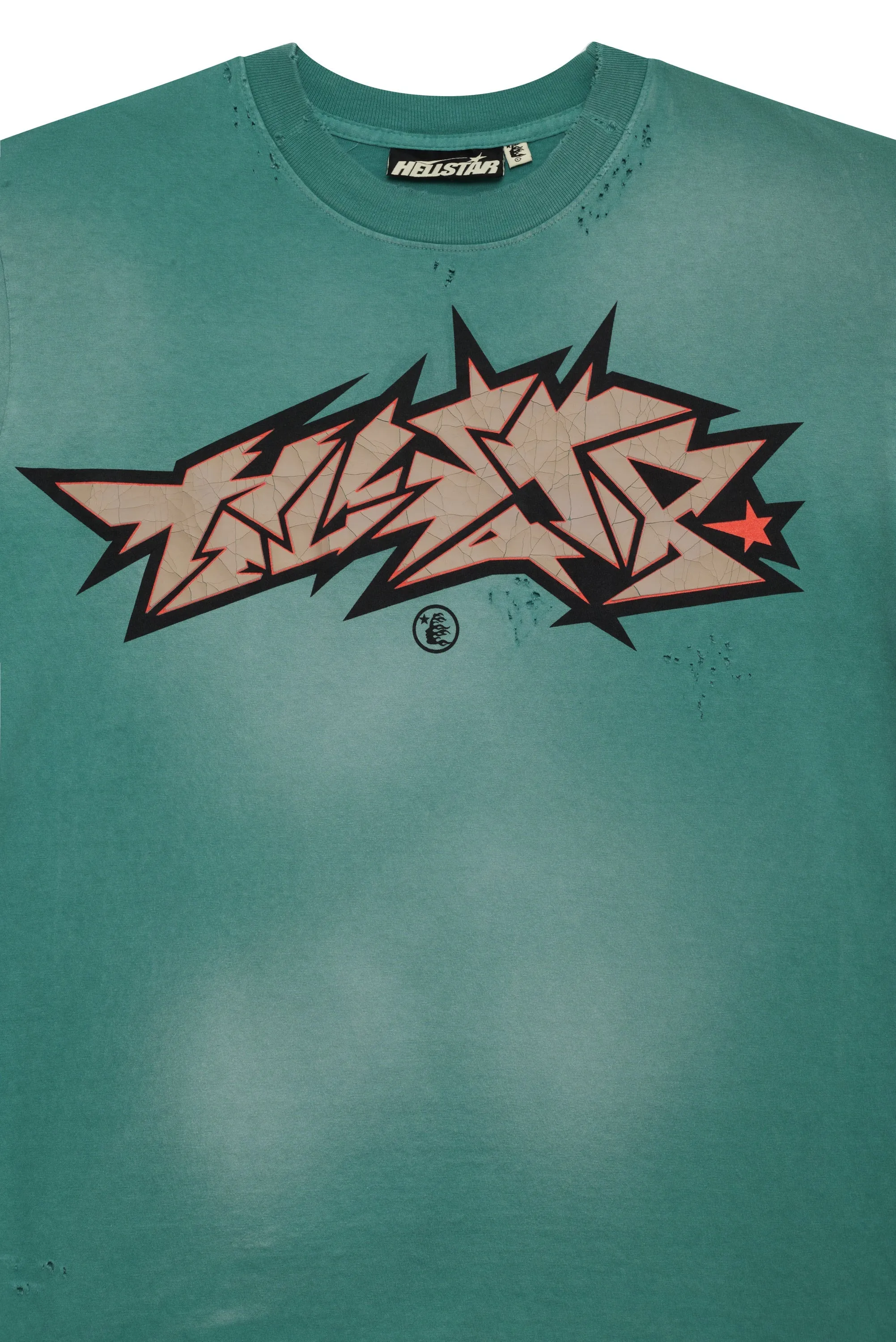 Crack Print T-Shirt sold by Hellstar product image thumbnail 3