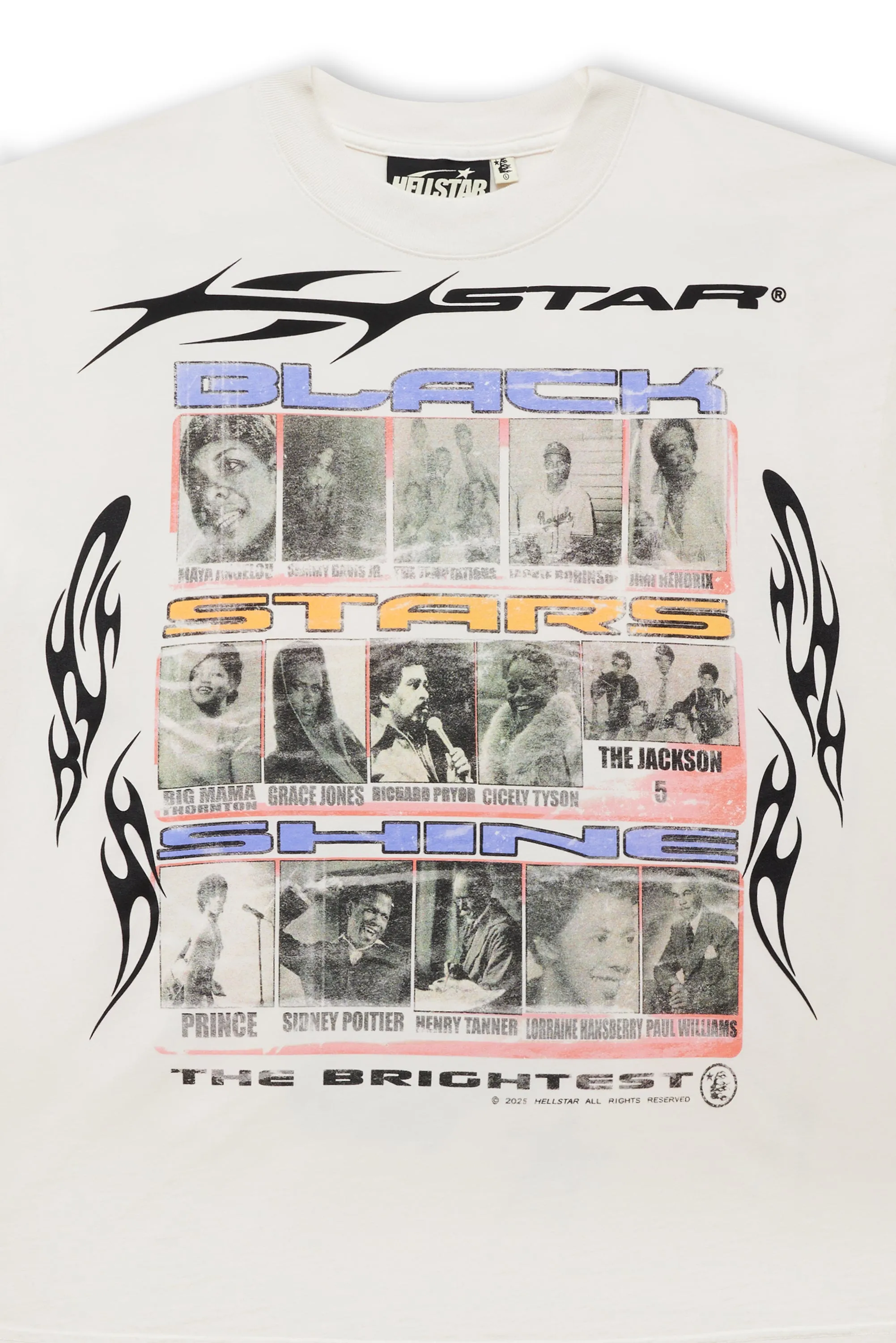 Black Stars T-Shirt sold by Hellstar product image thumbnail 3