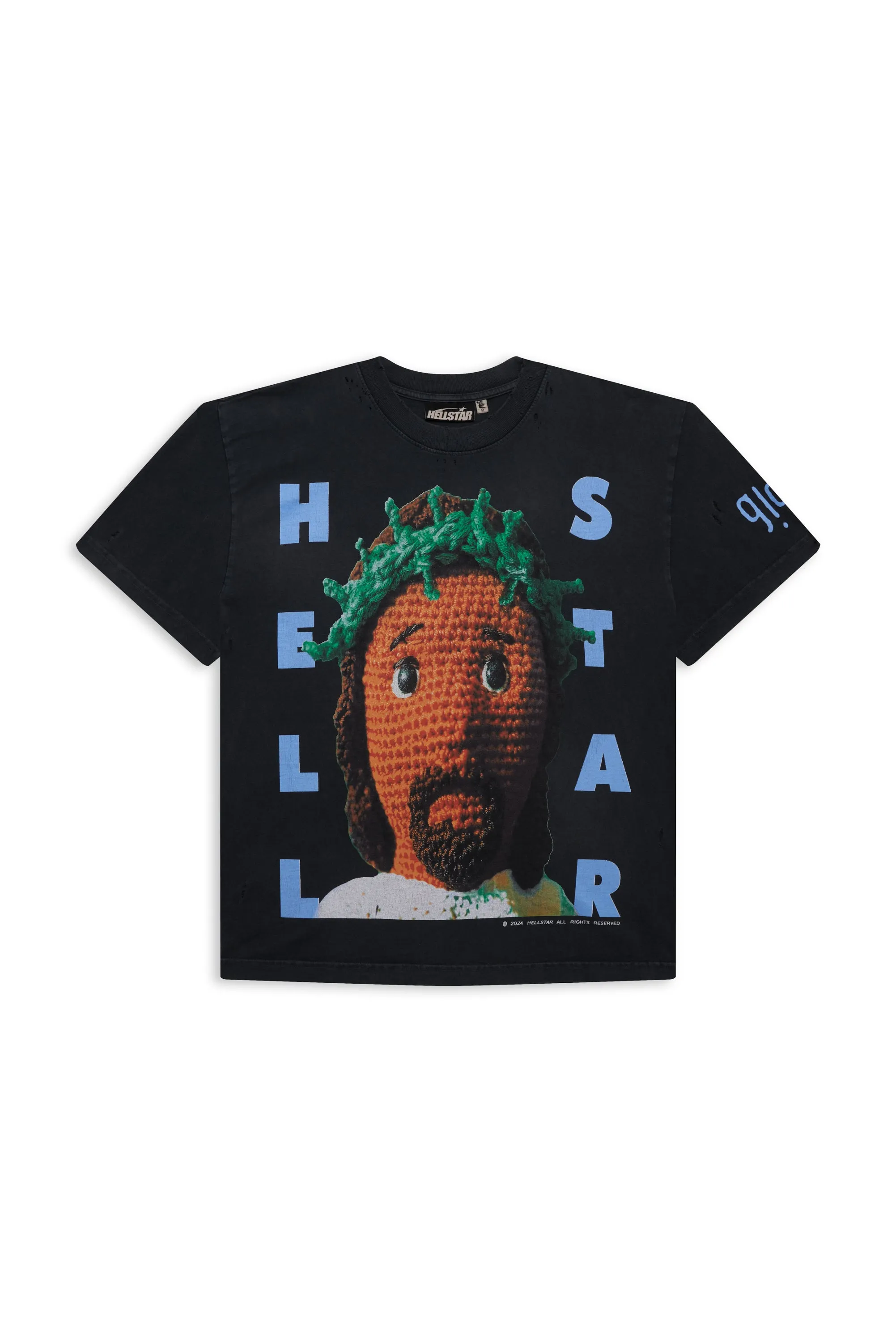 Crochet Jesus T-Shirt sold by Hellstar