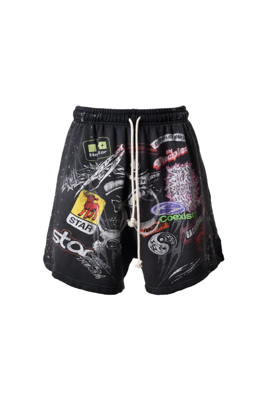 Patch Shorts sold by Hellstar