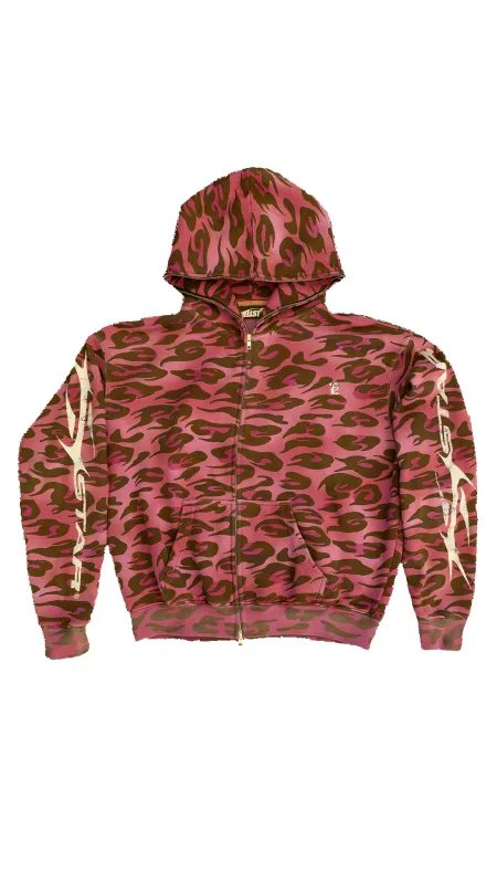 Cheetah Zip-Up made by Hellstar