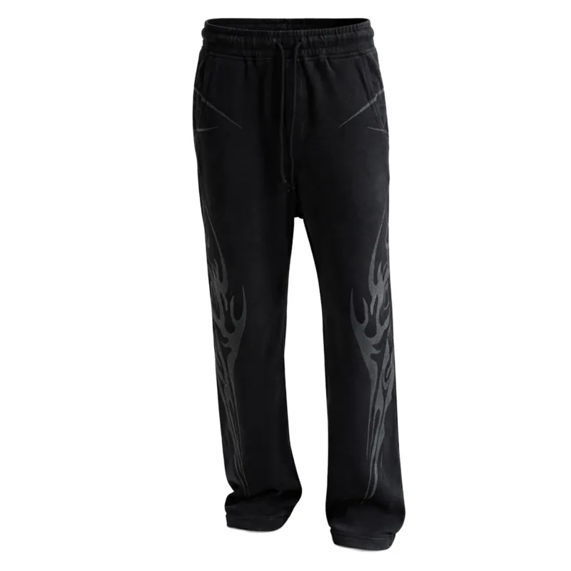 Tribal Flame Sweatpants sold by Hellstar