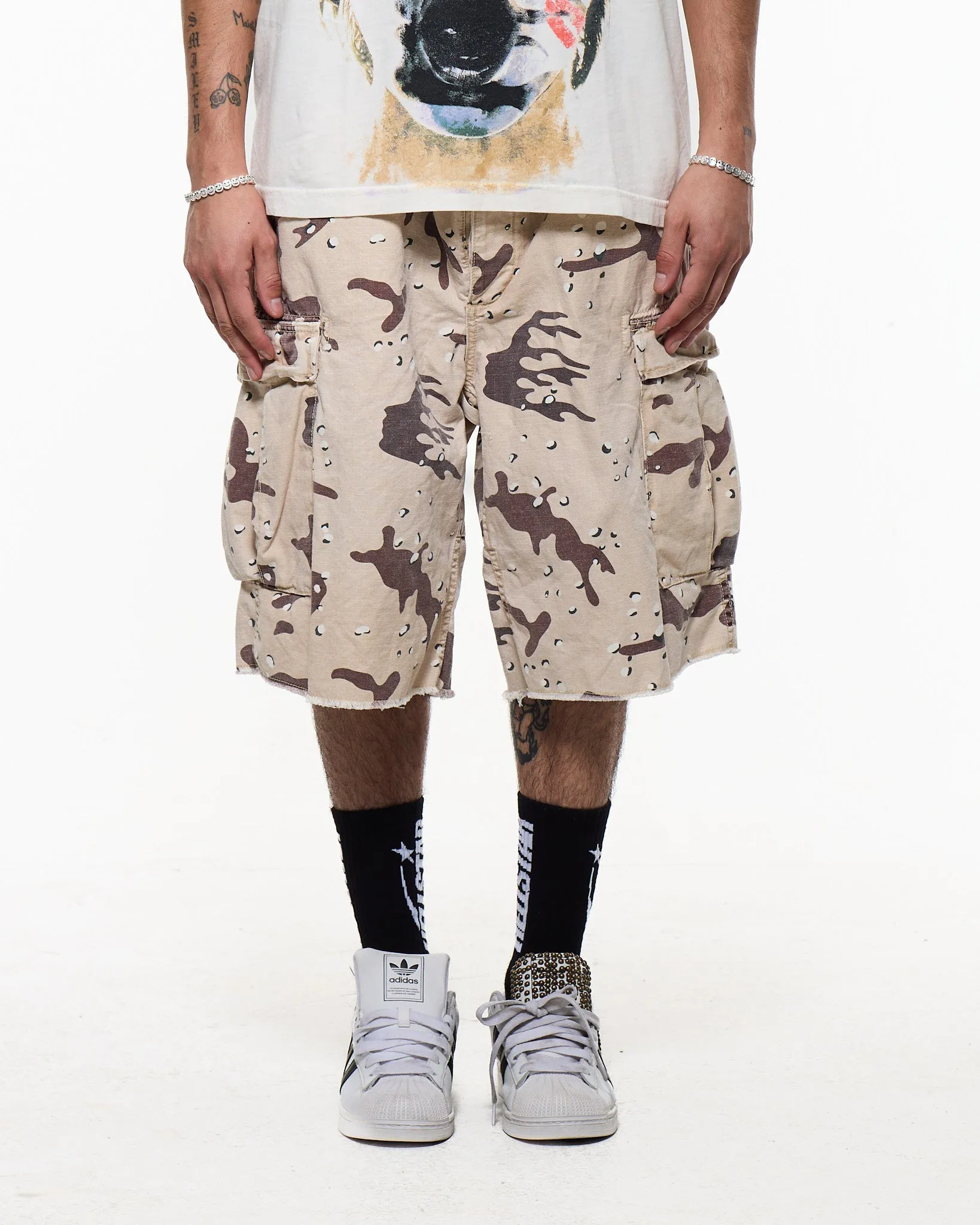 Desert Cargo Shorts sold by Hellstar product image thumbnail 3