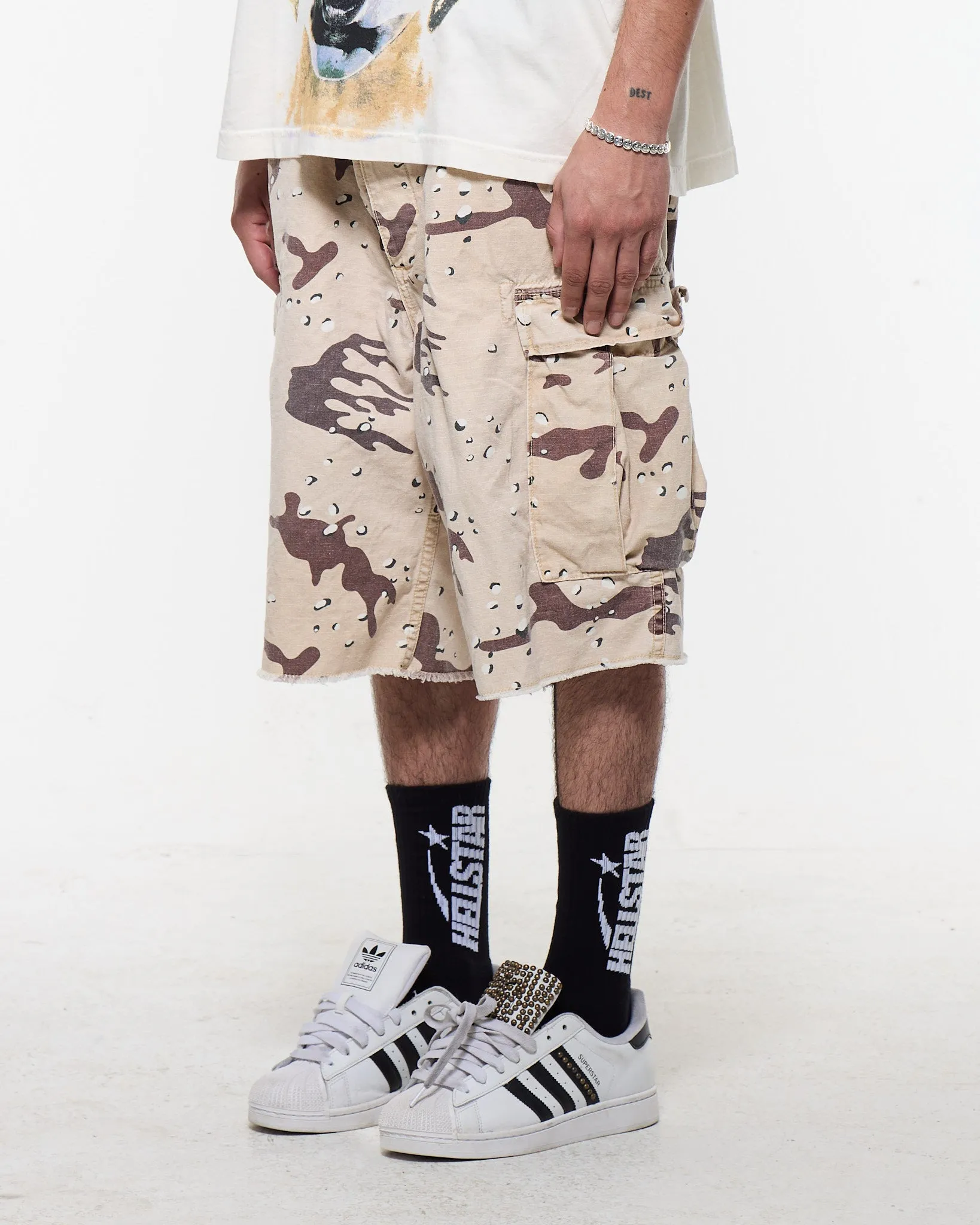 Desert Cargo Shorts sold by Hellstar product image thumbnail 5