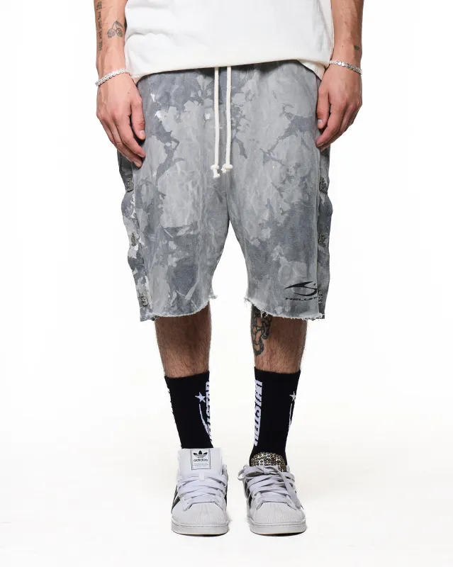 Marble Mirror Face Shorts sold by Hellstar