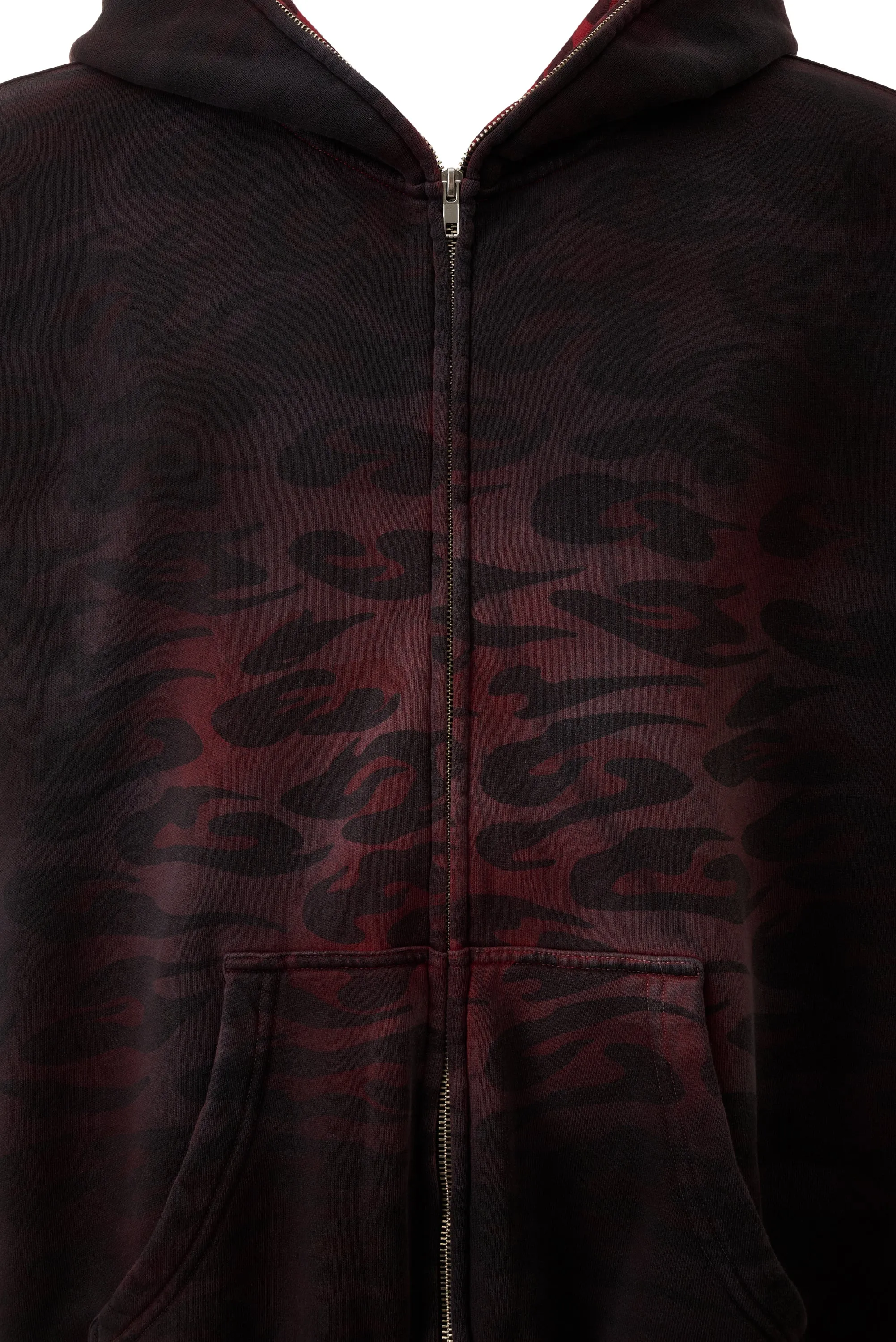 Overdyed Cheetah Zip-Up sold by Hellstar product image thumbnail 3
