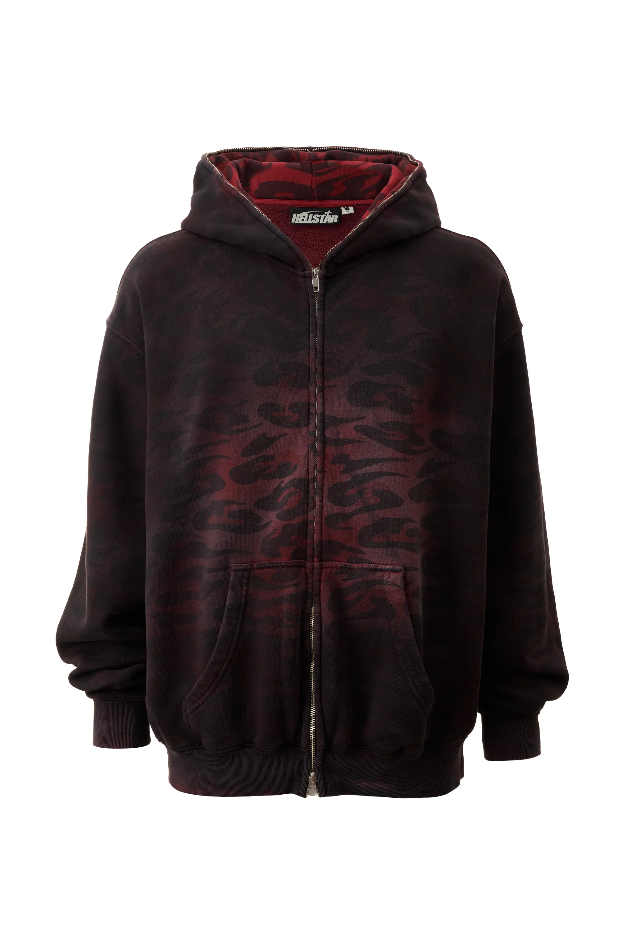Overdyed Cheetah Zip-Up sold by Hellstar