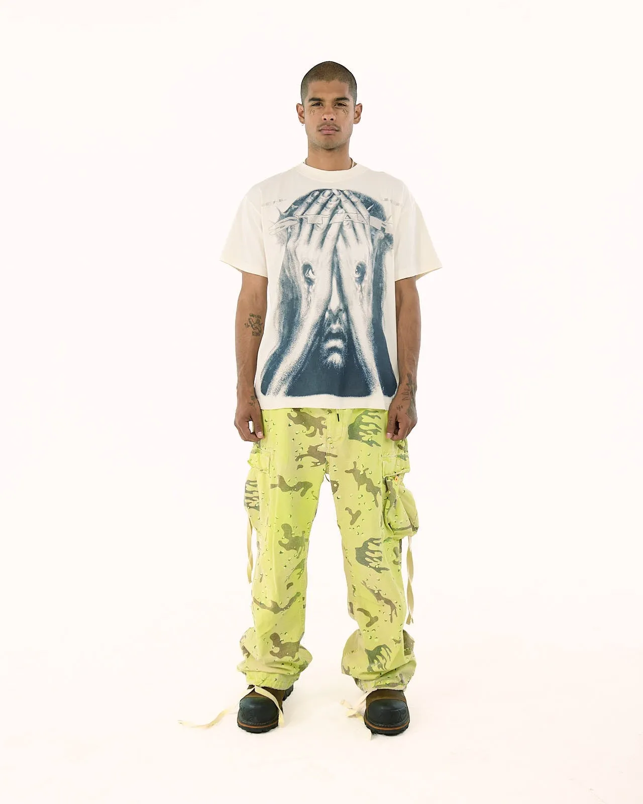 Jesus Eyes T-Shirt sold by Hellstar product image thumbnail 4