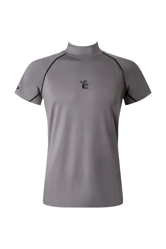 Mockneck Compression T-Shirt made by Hellstar