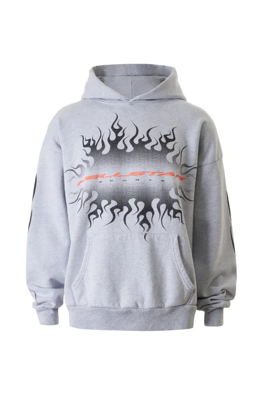 Gradient Flame Hoodie made by Hellstar