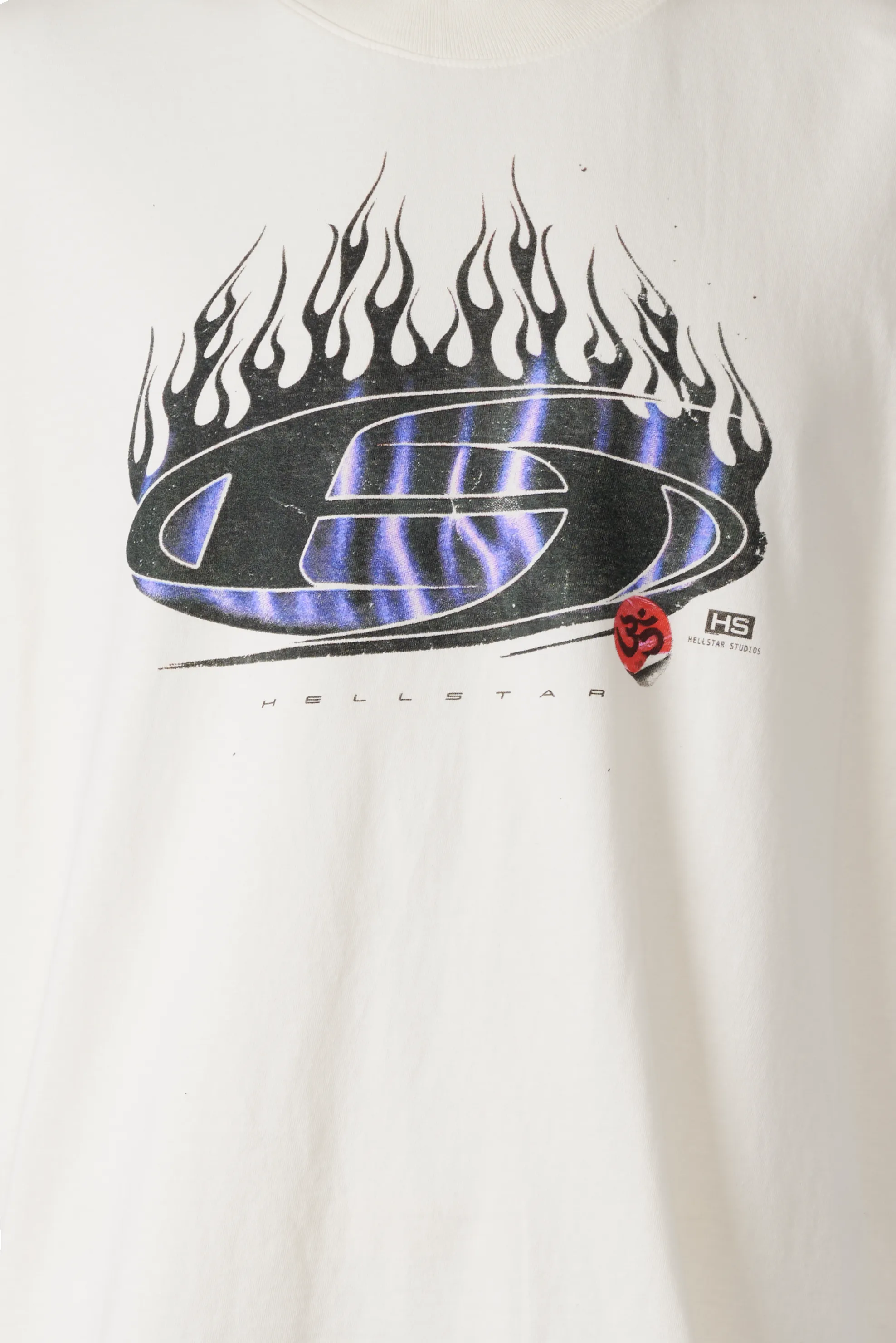 H "Blue Flame" T-Shirt sold by Hellstar product image thumbnail 3
