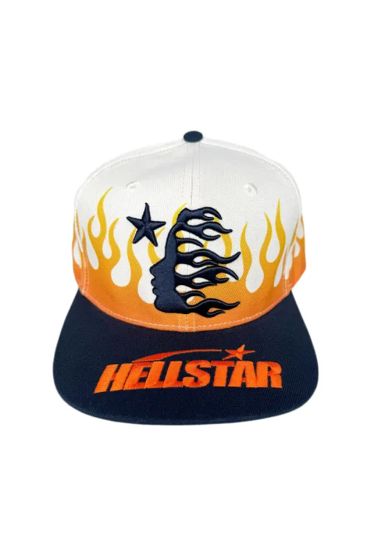 Flame Vintage Snapback Hat sold by Hellstar