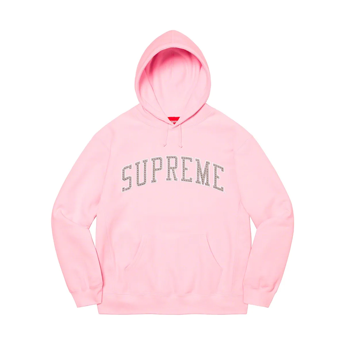 Supreme Stars Arc Hooded Sweatshirt Light Pink | Parallel