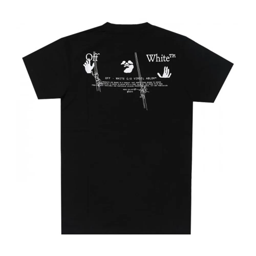 Off-White OW Logo Workers S/S Slim Tee Black/White sold by PLUS product image thumbnail 2