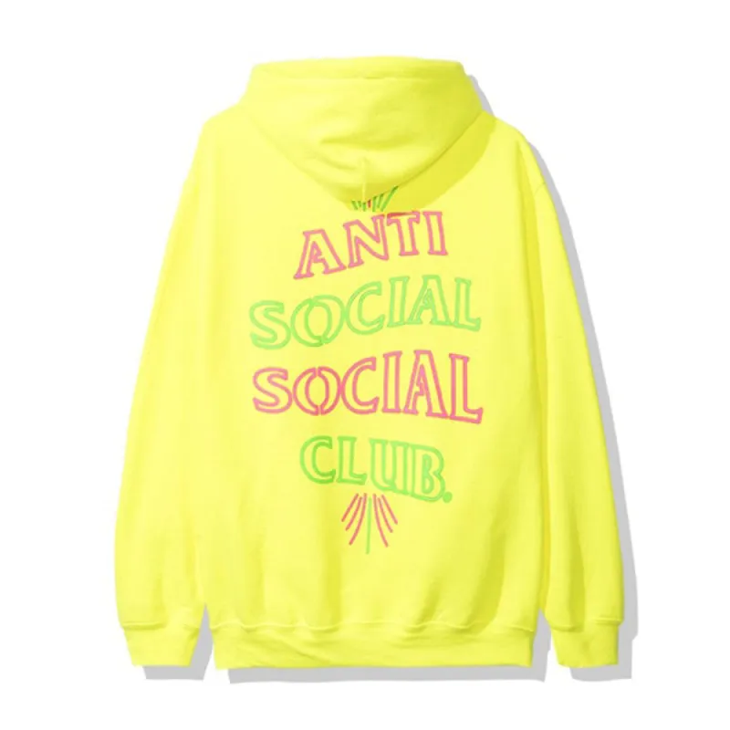 Anti Social Social Club 777 Hoodie Neon Green sold by PLUS