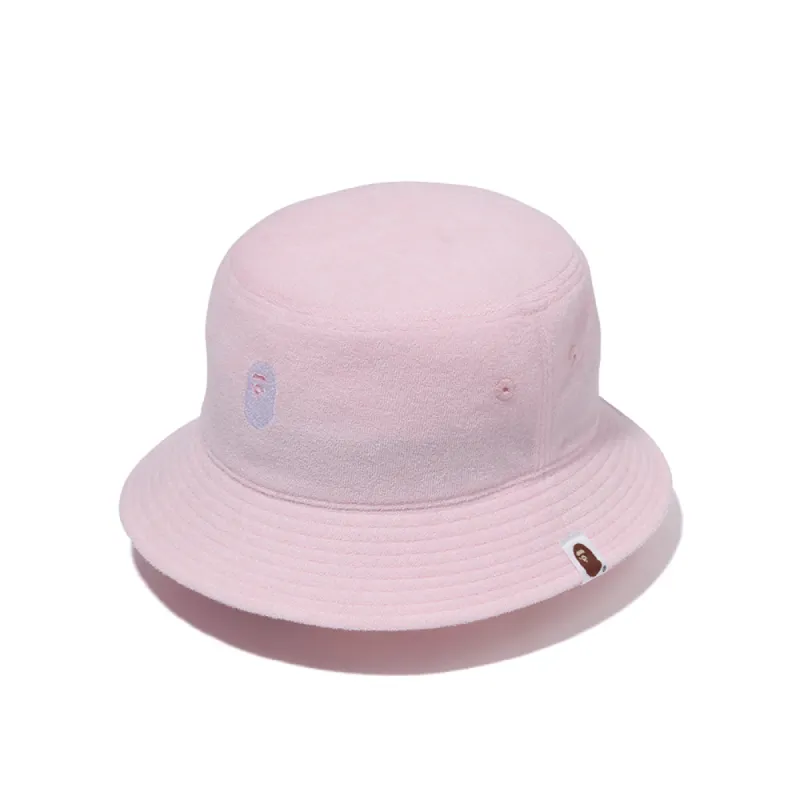 Bape Ape Head Bucket Hat Pink sold by PLUS