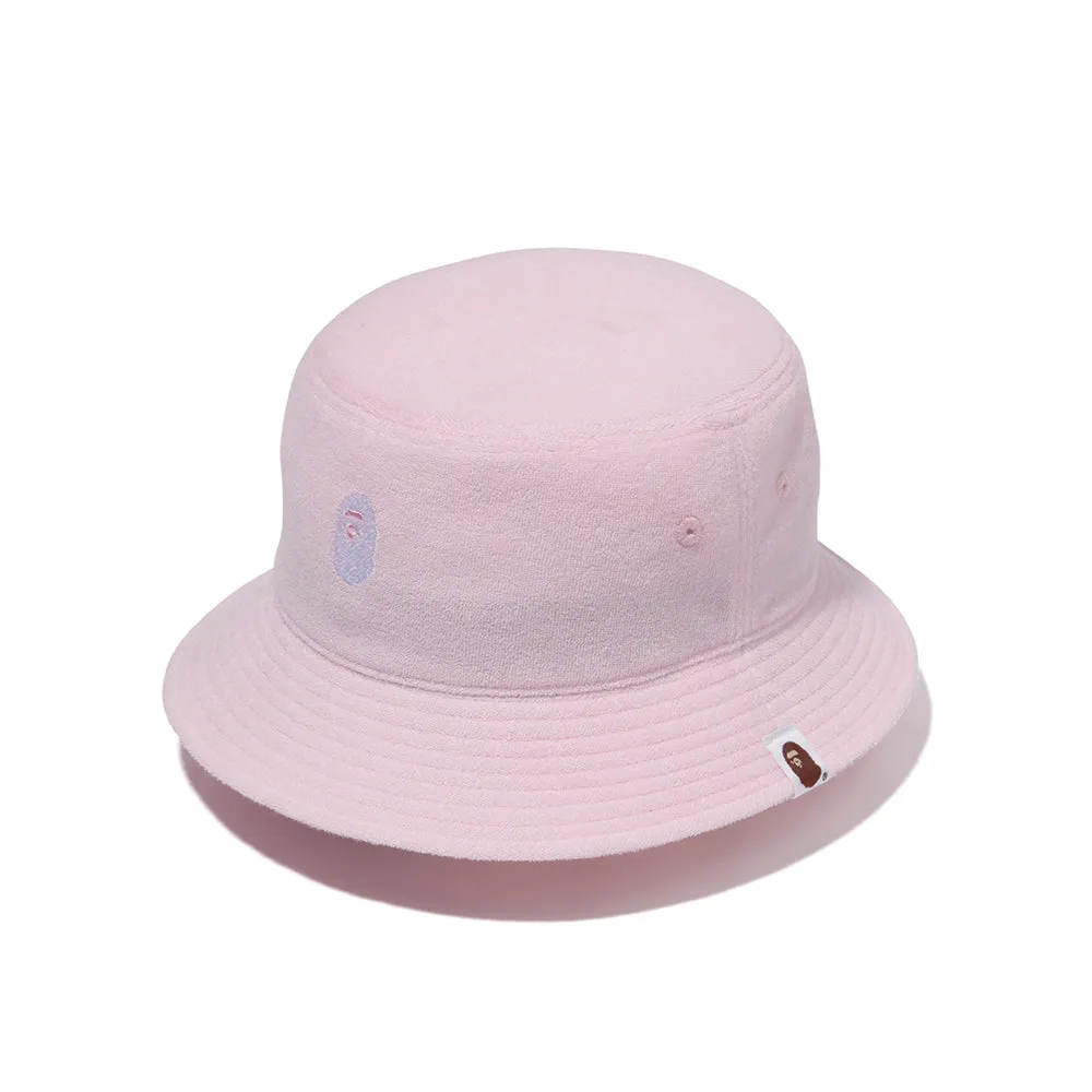Bape Ape Head Bucket Hat Pink sold by PLUS