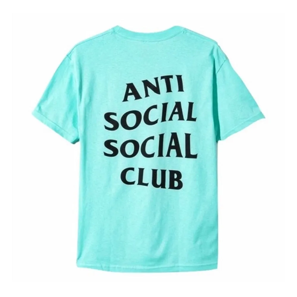 Anti Social Social Club Logo Tee 2 Teal sold by PLUS product image thumbnail 2