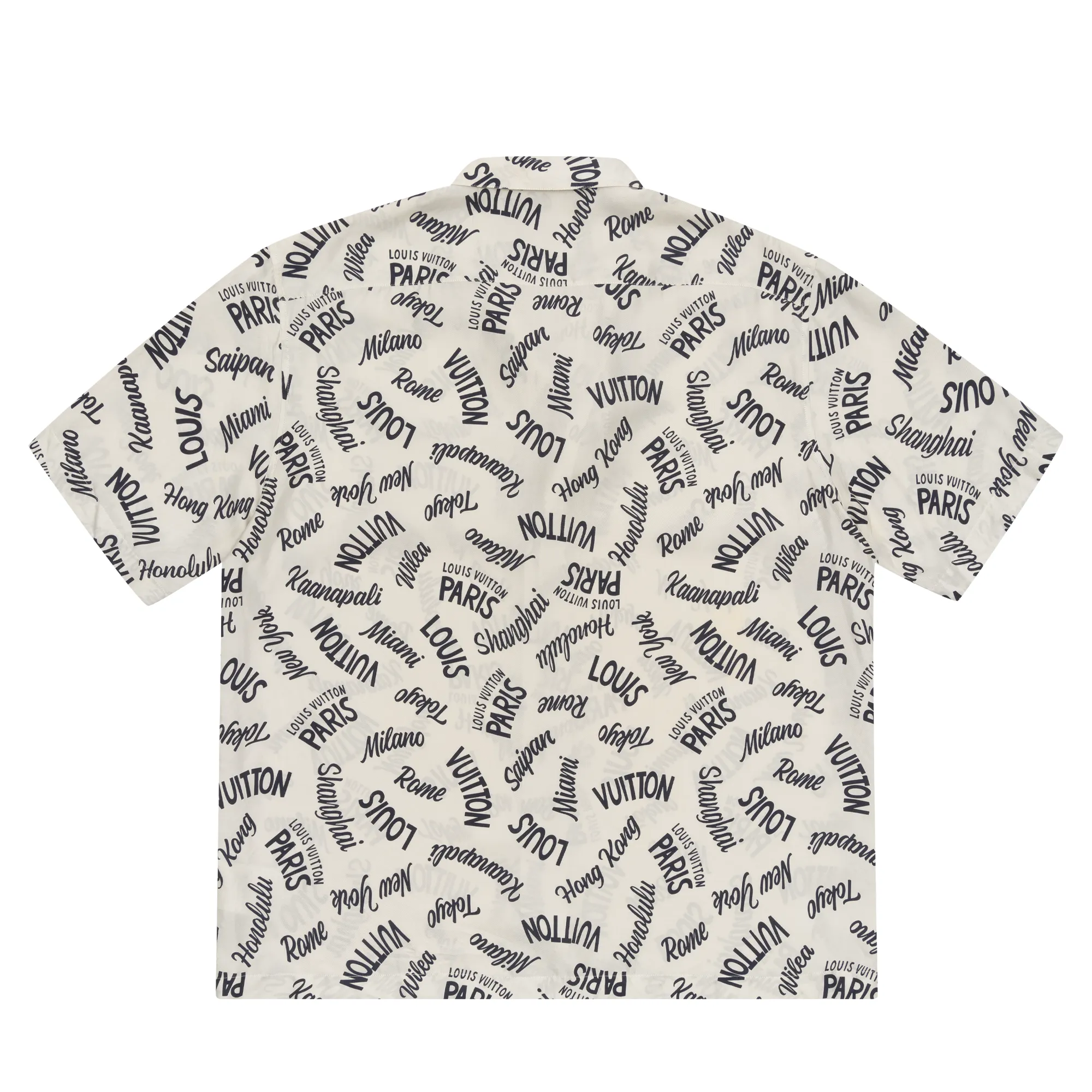 Louis Vuitton Cities Silk Button Down Shirt White sold by PLUS product image thumbnail 2