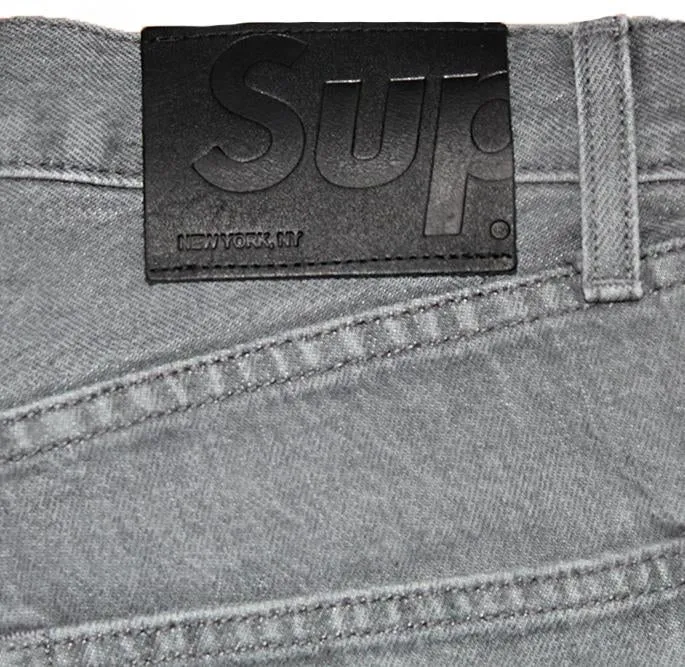 Supreme F/W13 Euro Abrasion Denim Grey Wash sold by PLUS product image thumbnail 3