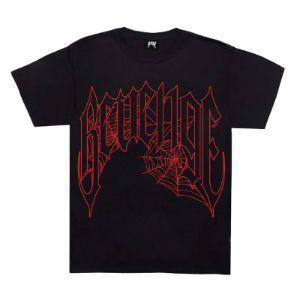 REVENGE Lightning Smoke Tシャツ Black○関送無料○ Revenge Lightning Smoke Tee Black Men's - SS24 - US