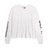 Gallery Dept. Logo Print Thermal L/S Tee White sold by PLUS