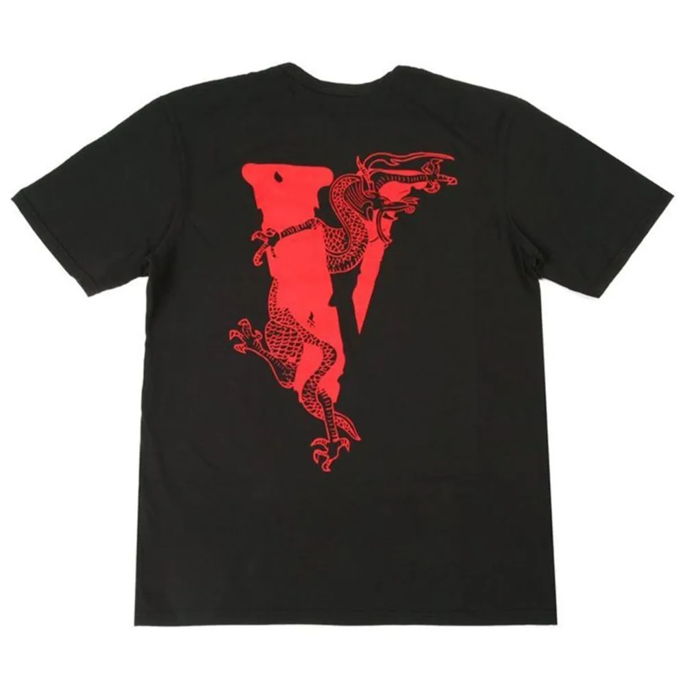 Vlone x Clot Staple Tee Black/Red sold by PLUS product image thumbnail 2