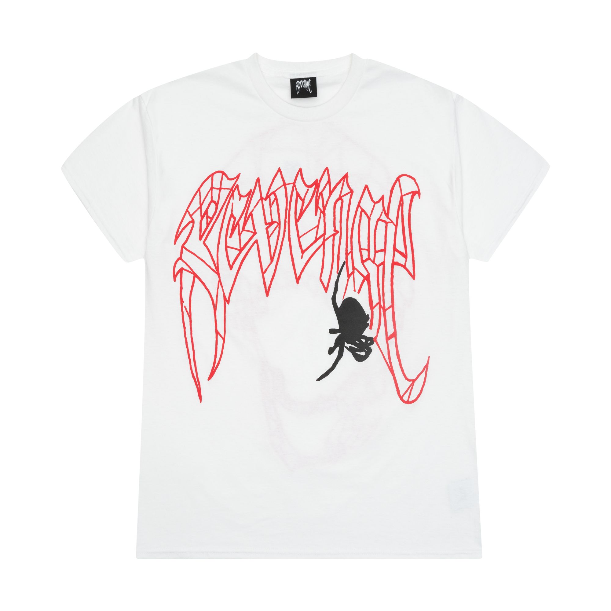 Revenge Spider Tee White sold by PLUS