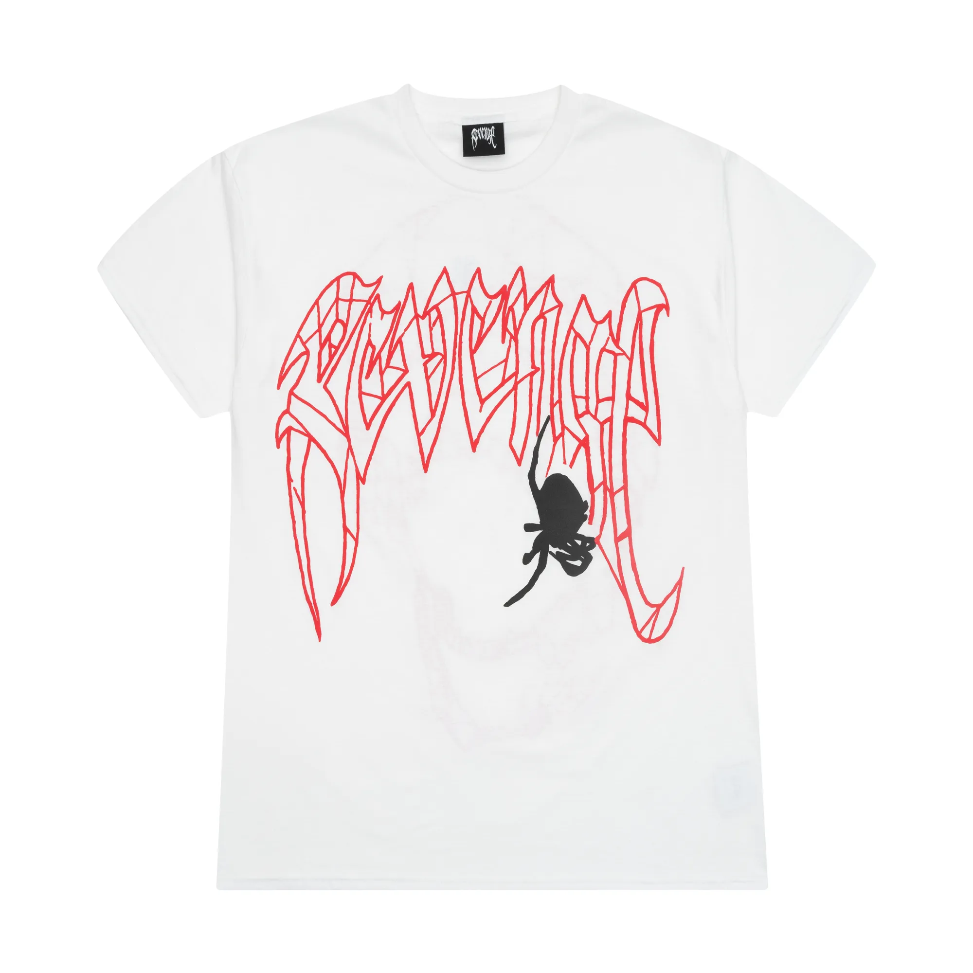 Revenge Spider Tee White sold by PLUS