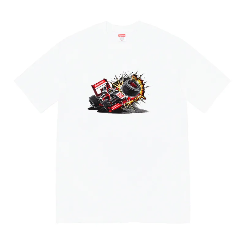Supreme Crash Tee (FW21) White sold by PLUS