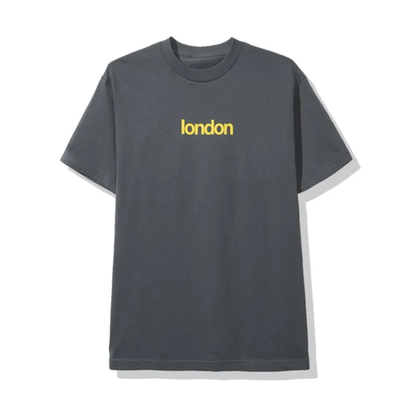 Anti Social Social Club London Tee Charcoal sold by PLUS