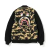 Bape 1st Camo Shark Sweat MA-1 Black/Yellow sold by PLUS